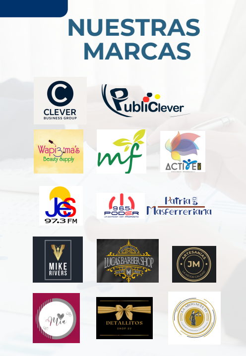 Nuestras Marcas - Portafolio de clientes de Publiclever